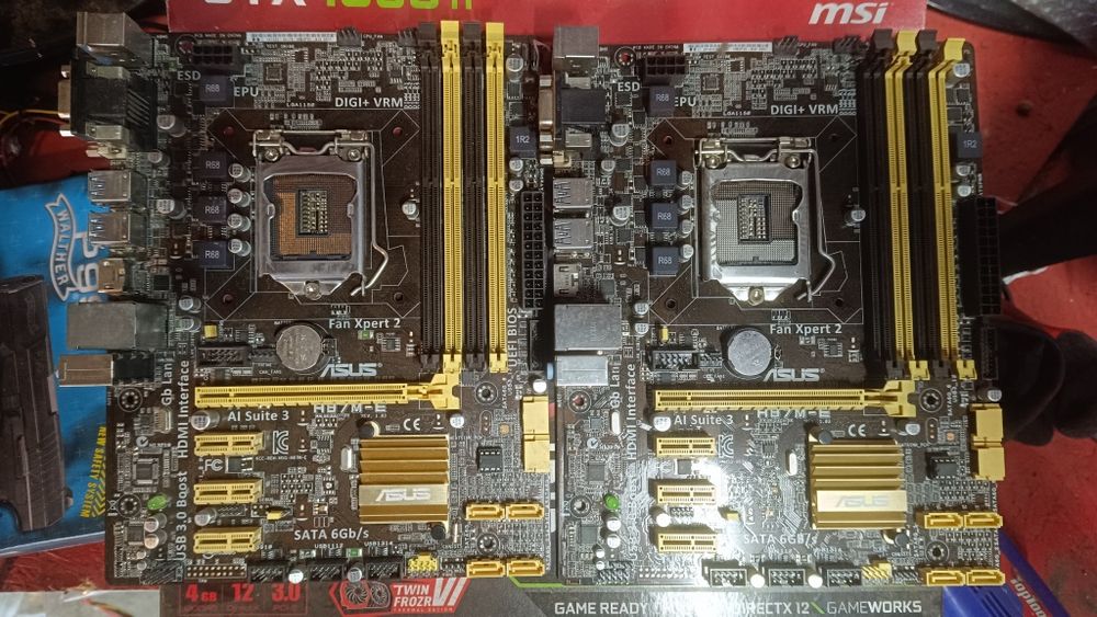2 szt Płyta główna ASUS H87M płyty DDR3 socket 1155