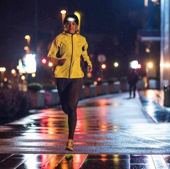 !! IDEALNY PREZENT !! Czapka zimowa z LATARKĄ LED+ dostawa GRATIS