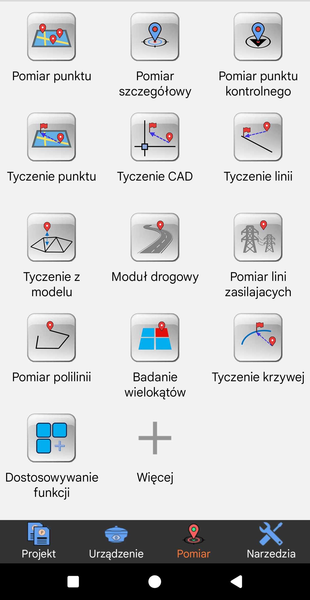 Odbiornik GNSS, IMU, zestaw GPS RTK, RTN, zielony laser, dwie kamery