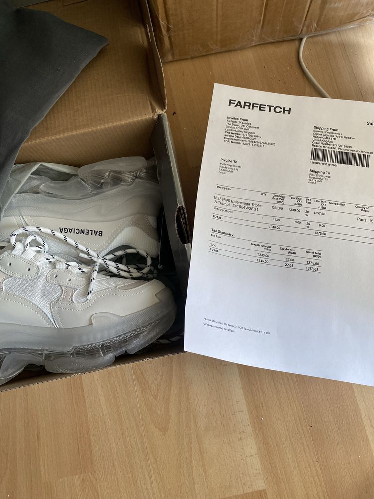 Buty balenciaga triple s