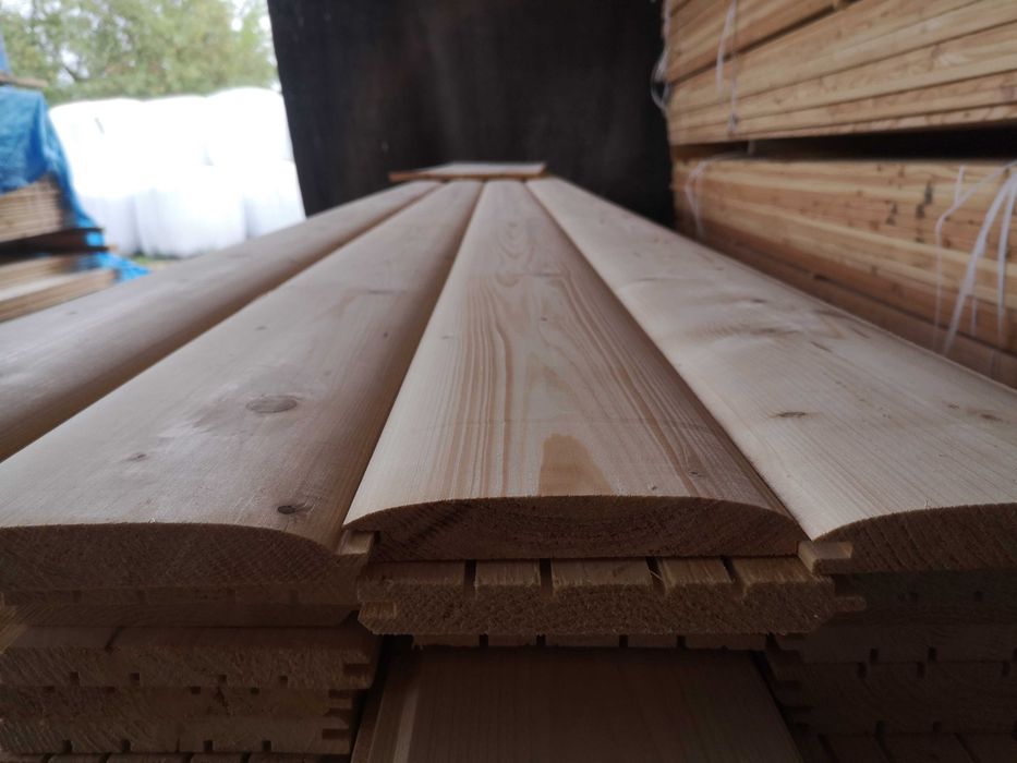 Deska pólbal elewacyjna obiciowa szalunkowa boazeria 140mm na 23mm