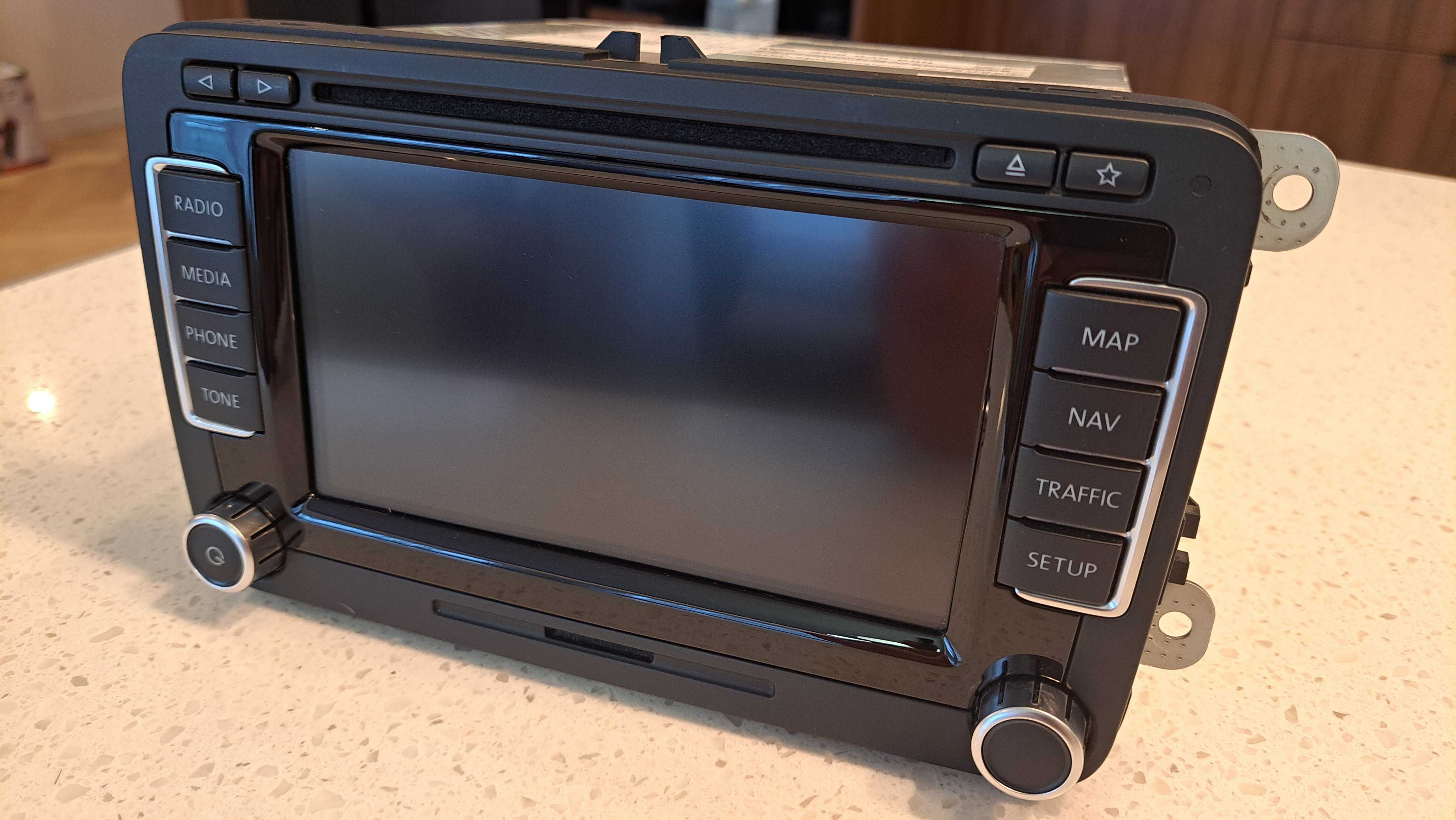 Radio z nawigacją RNS 510 do VW, Skoda, Seat z kodem
