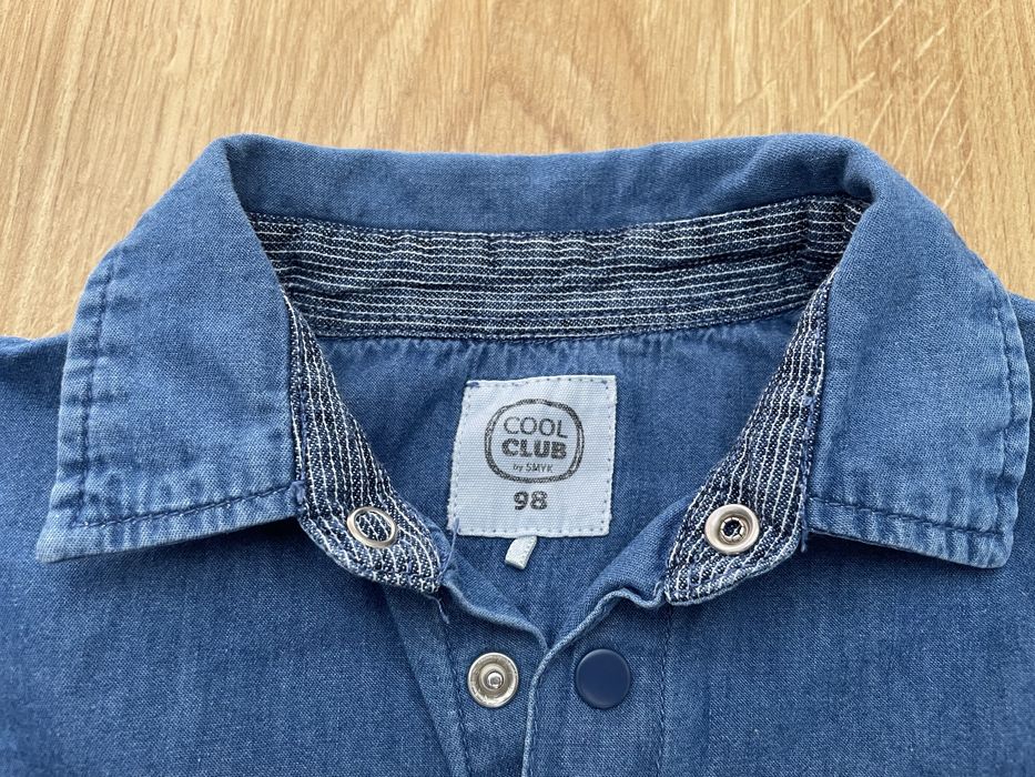 Koszula jeansowa Cool Club r. 98 – 100% bawełna
