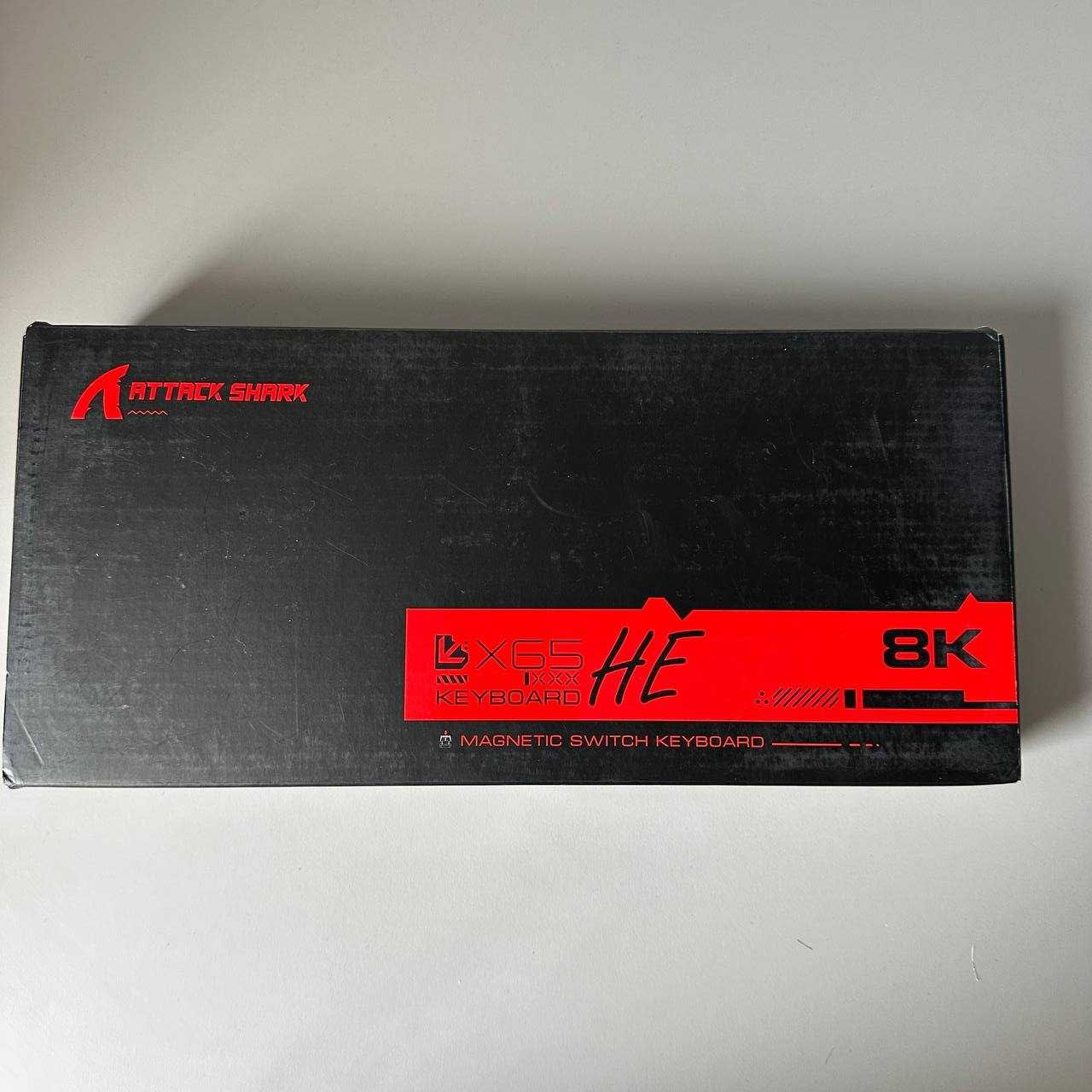 Attack shark X65 HE Keyboard Магнітна 8000hz