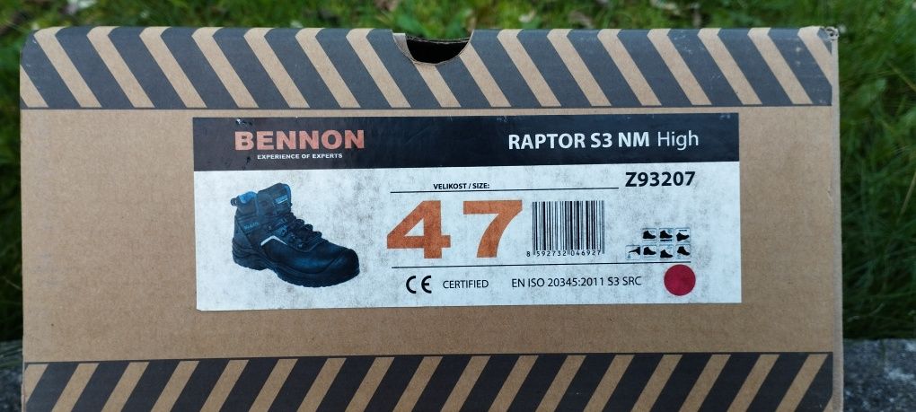 Buty BENNON Raptor S3NM rozm. 47