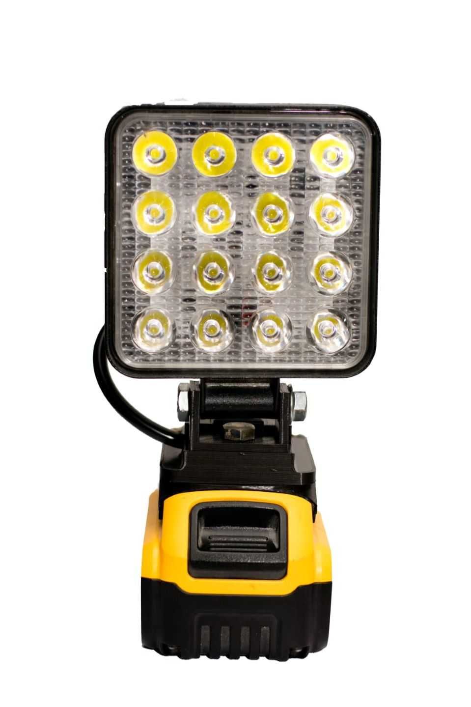 Lampa Led Dewalt 18V robocza adapter