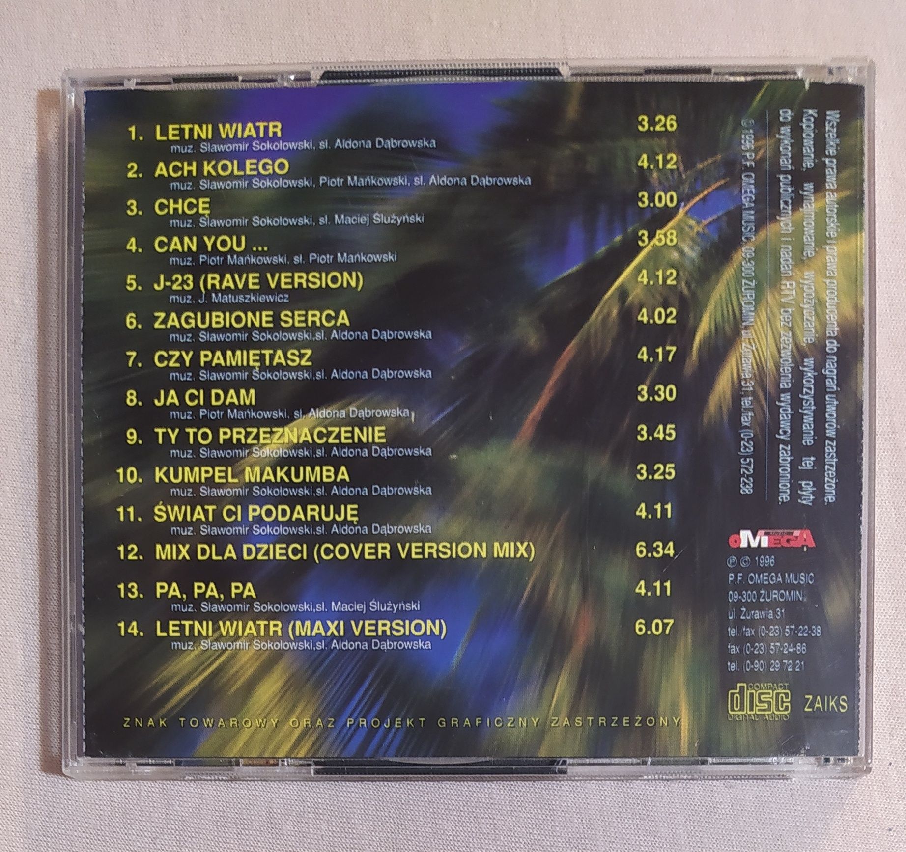 Płyty CD - Amadeo Letni Wiatr / 2 CD