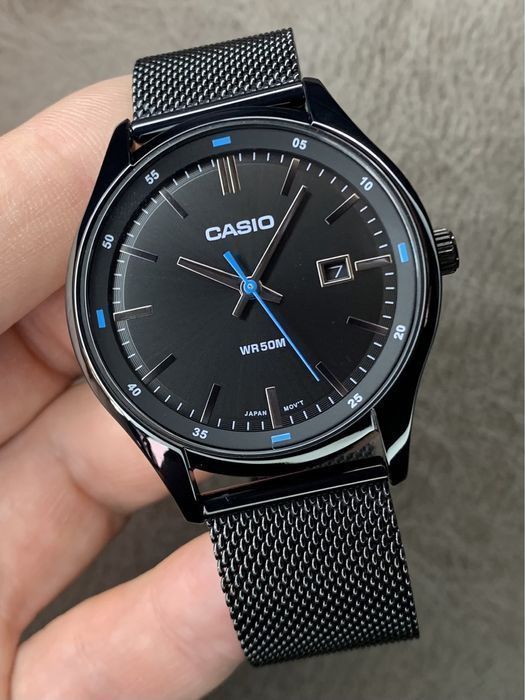 Годинник чоловічий Casio MTP-E710MB-1A Оригінал Гарантія Часы мужские