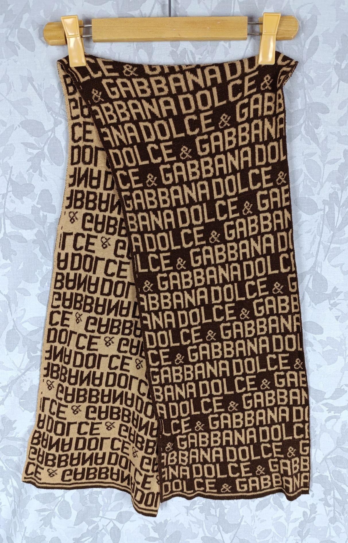 Szalik Dolce & Gabbana Brązowy