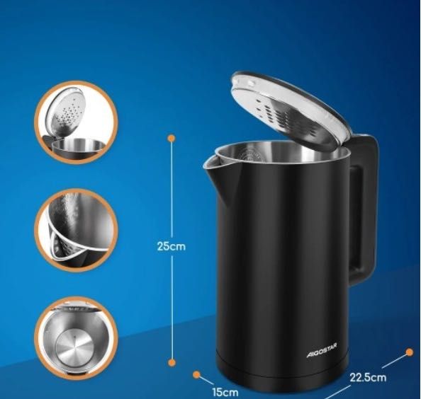 Czajnik elektryczny Aigostar Benjamin Smart 2200 W 1,7 l
