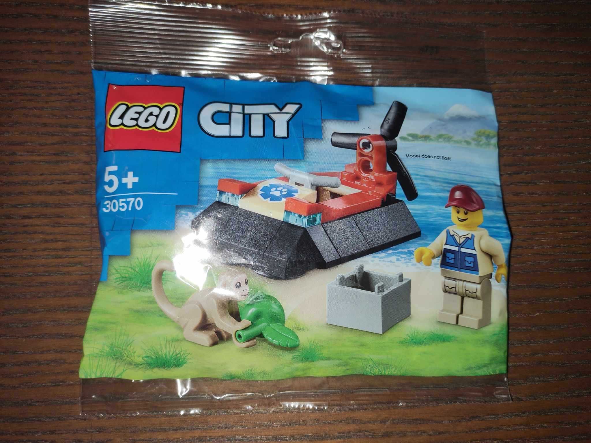 Zestaw LEGO City Poduszkowiec ratowników dzikich zwierząt 30570