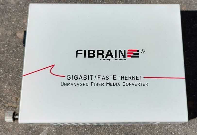 Konwerter Światłowodowy Gigabit/Fastethernet  FIBRAIN