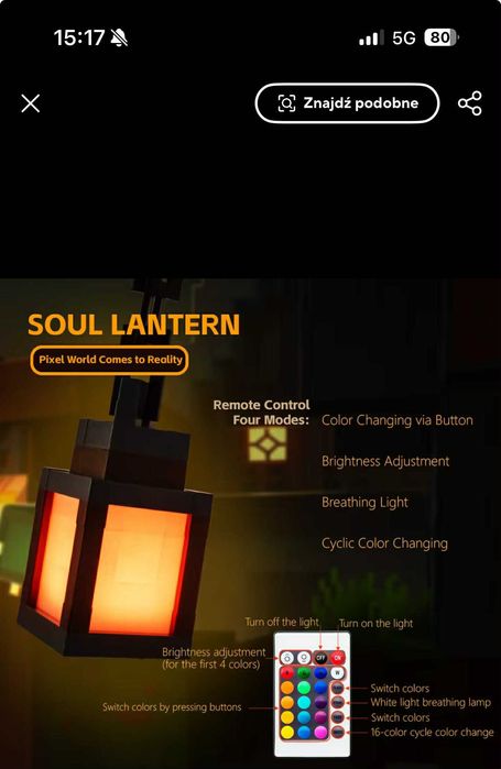 Lampa nocna Minecraft – 16 kolorów, które odmienią Twój pokój!