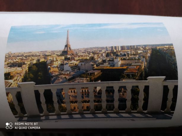 Tapeta widok na Paryż duży rozmiar