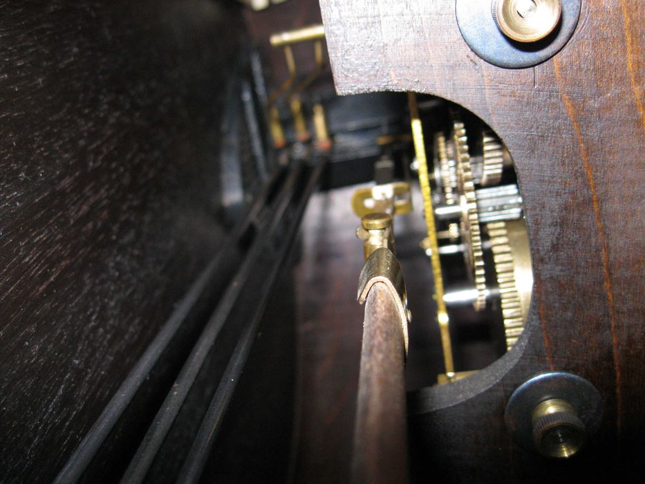 Zegar wiszący gabinetowy baba po renowacji