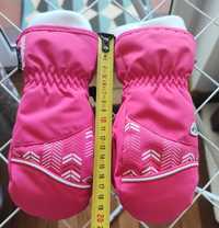 Rękawiczki narciarskie Rossignol dziewczęce różowe jak NOWE