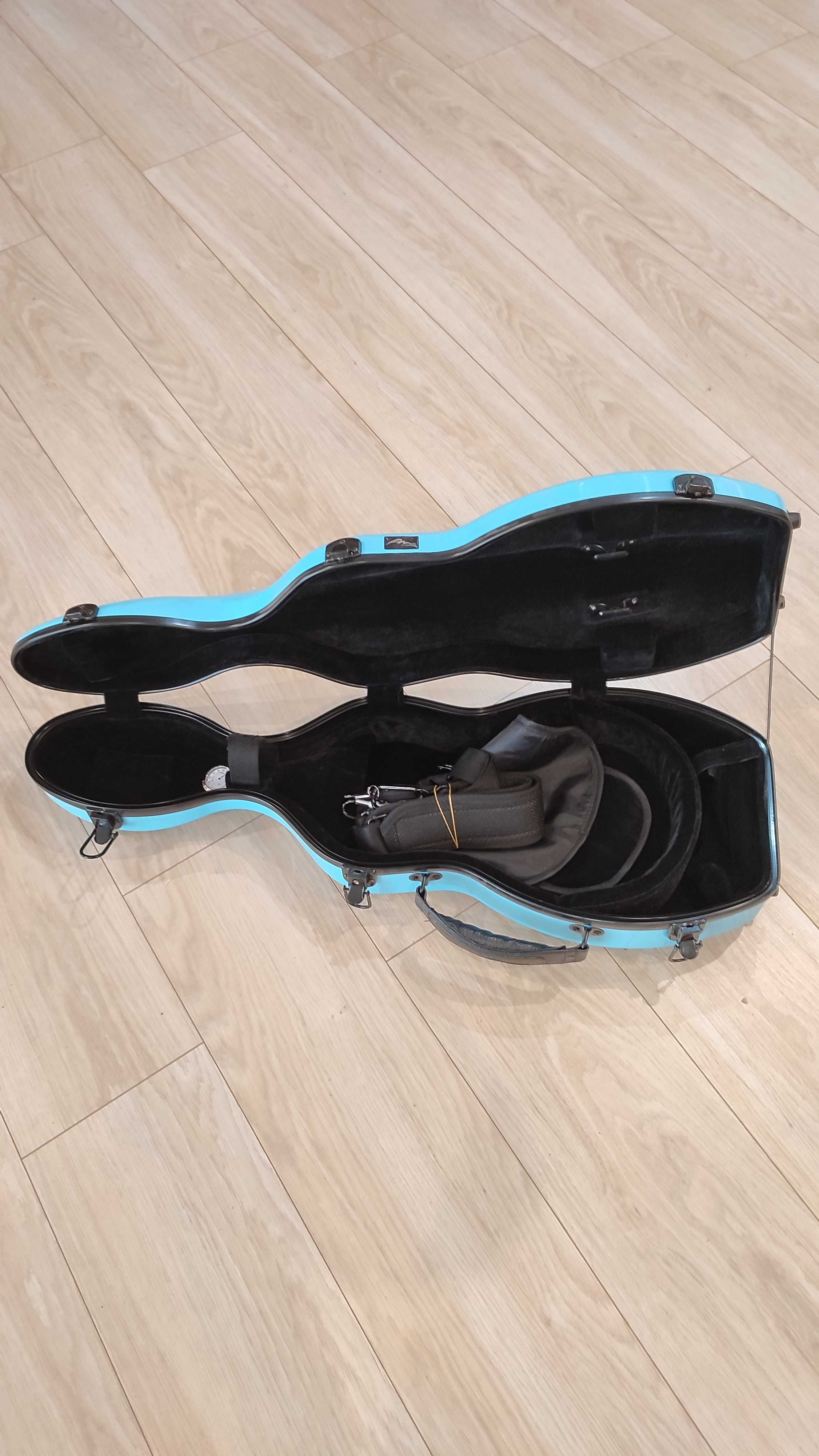 Fiberglass futerał skrzypcowy UltraLight 4/4 M-case Niebieski Jasny