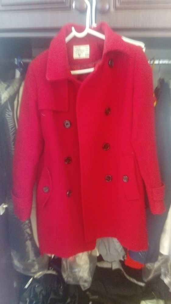 Płaszcz zimowy, czerwony, rozmiar M. House