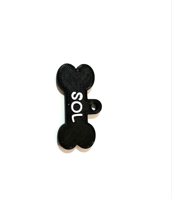 Pendente cão ou gato personalizado – Impressão 3D
