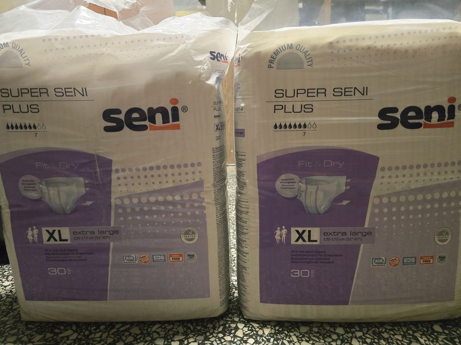 Pampersy Super Seni Plus xl