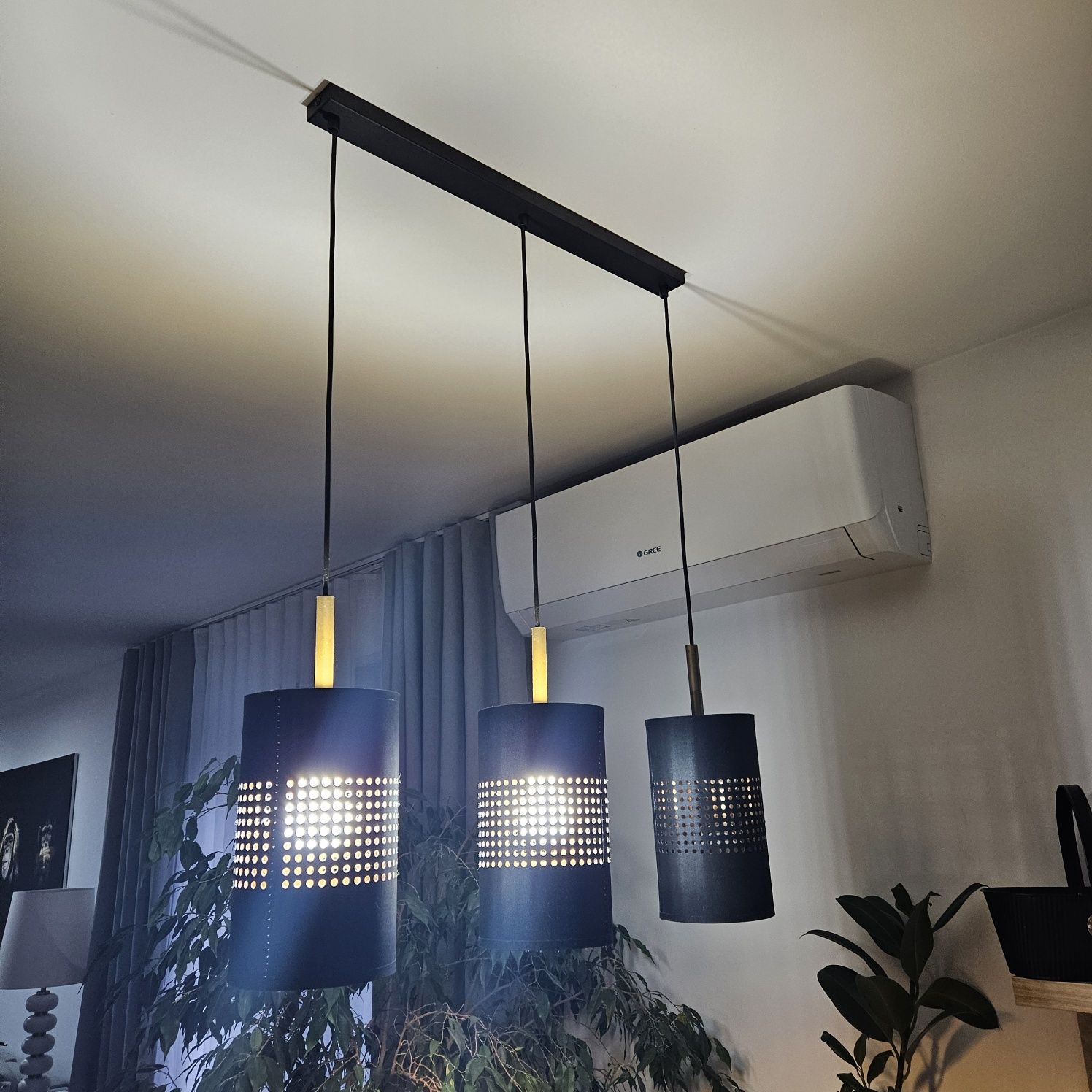 Lampy sufitowe wiszące kpl.