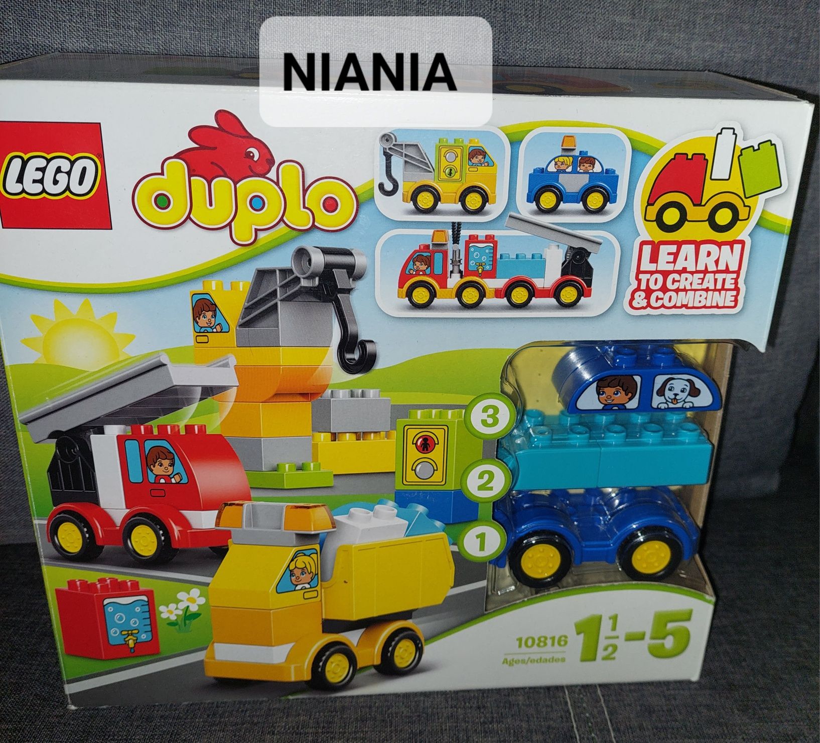 Lego Duplo 10816 Moje Pierwsze Pojazdy