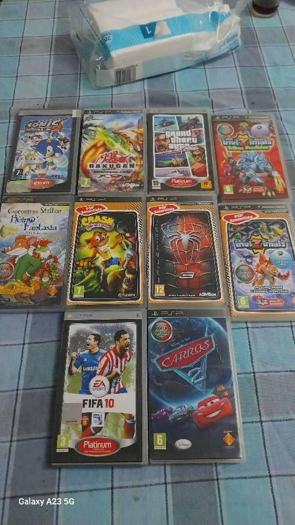 Jogos consola psp