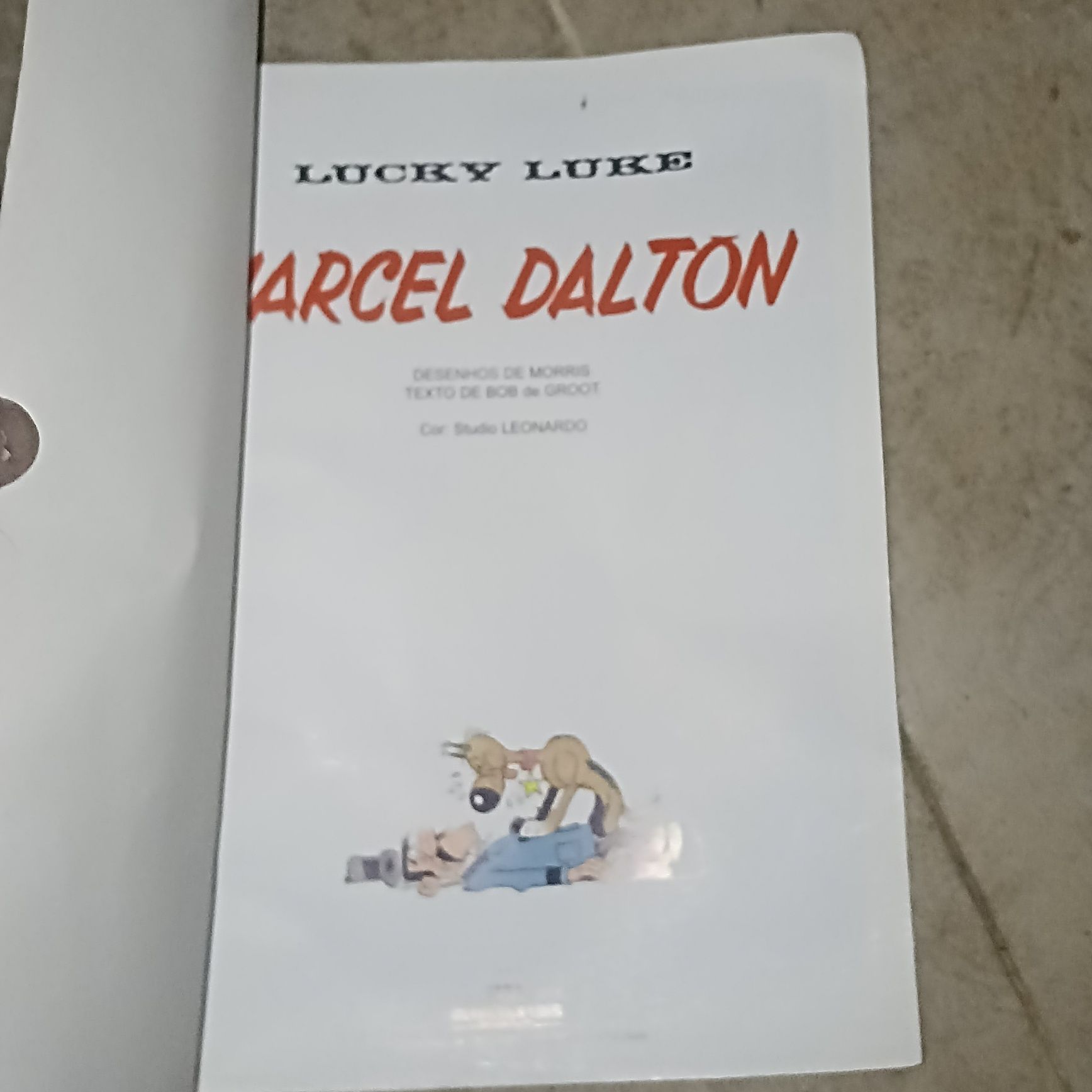 Revista Banda Desenhada Lucky Luke de Marcel Dalton