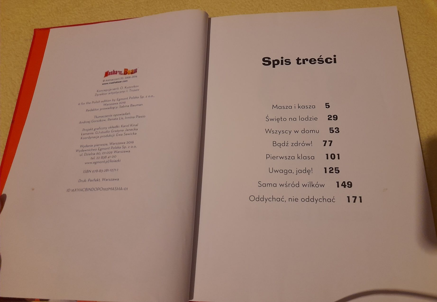 Książka Masza I  Niedźwiedź Moja Kolekcja bajeczek