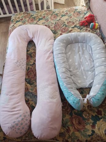 Подушка для беременных и кокон для малыша