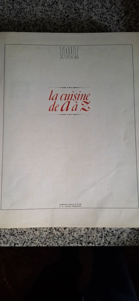 La cuisine de A à Z