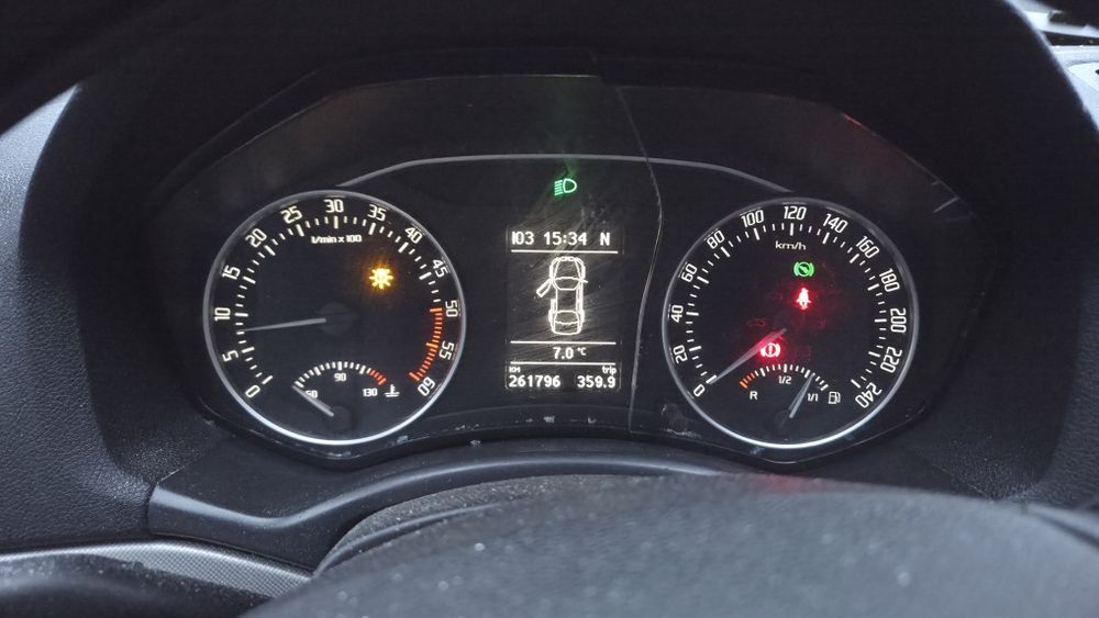 Skoda A5 FL пошкоджена