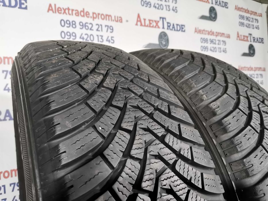2 шт 215/65 R17 Falken EuroWinter HS01 SUV зимові шини б/у, 7-8 мм,