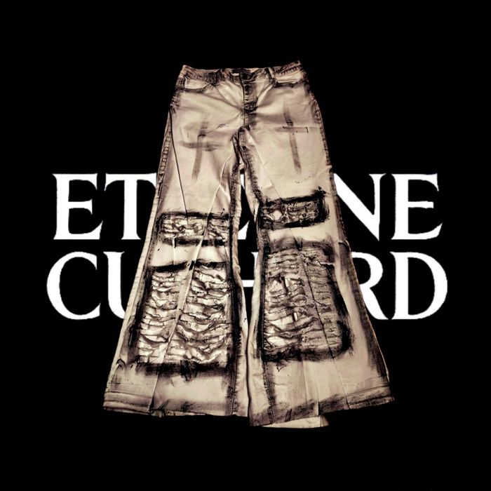 ETIENNE CUSHARD flared baggy jeans pants штаны клёш kai angel viperr