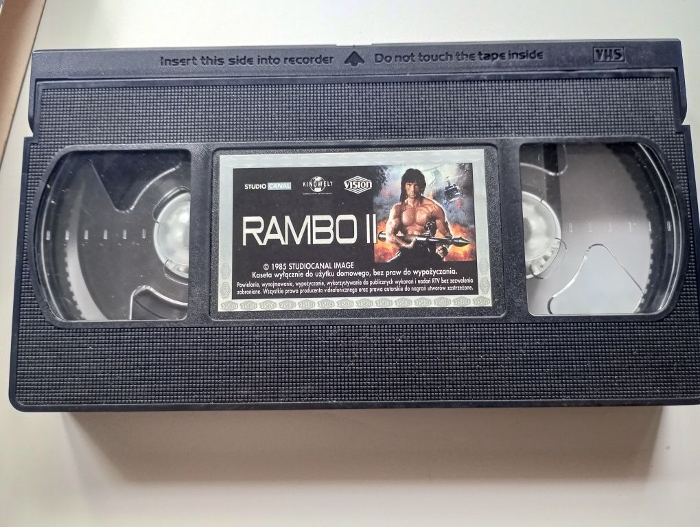 Rambo II Sylvester Stallone VHS