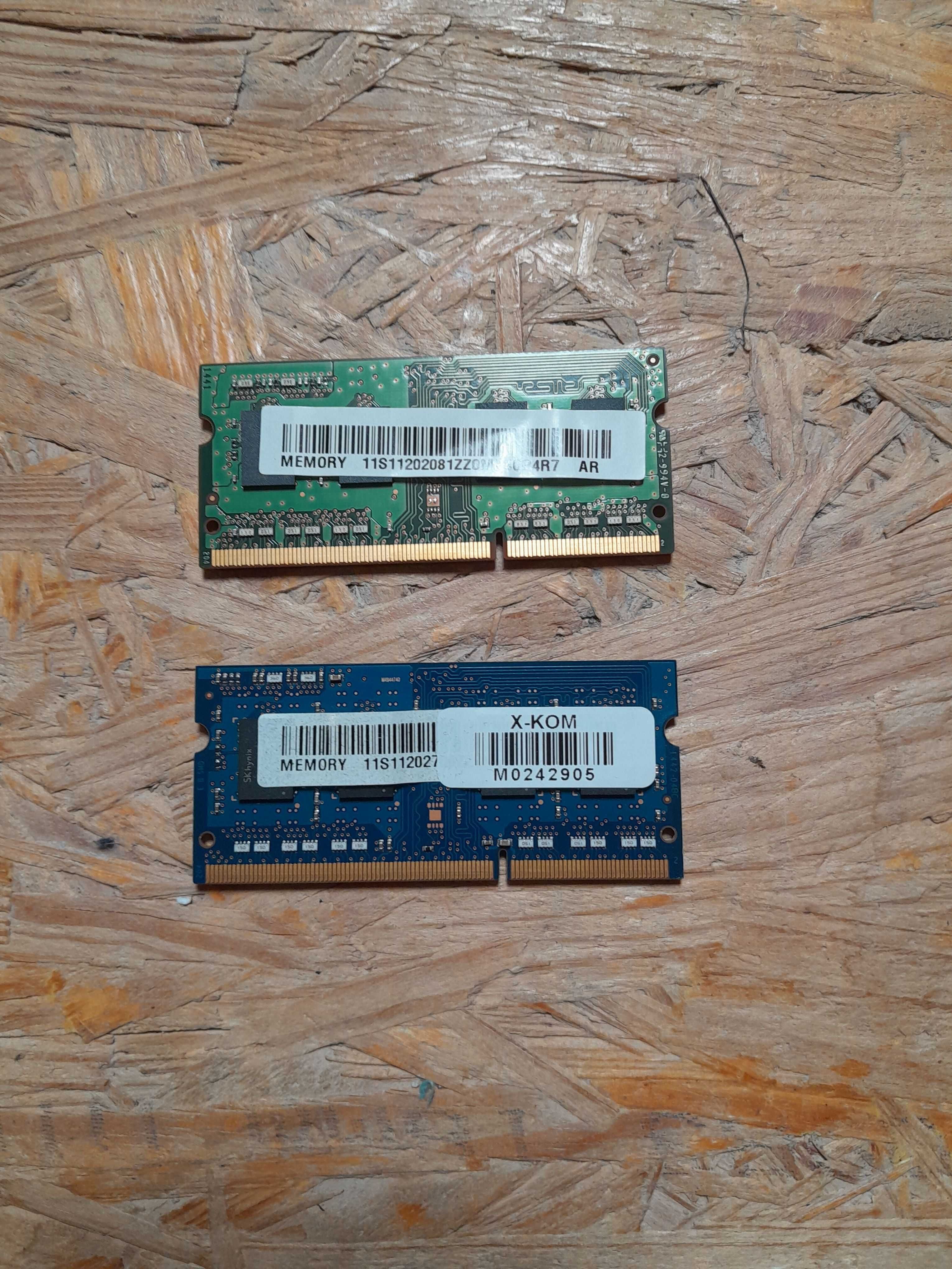Pamięć RAM 4GB DDR3 1600MHz SODIMM do Laptopa, cena za 2 szt.