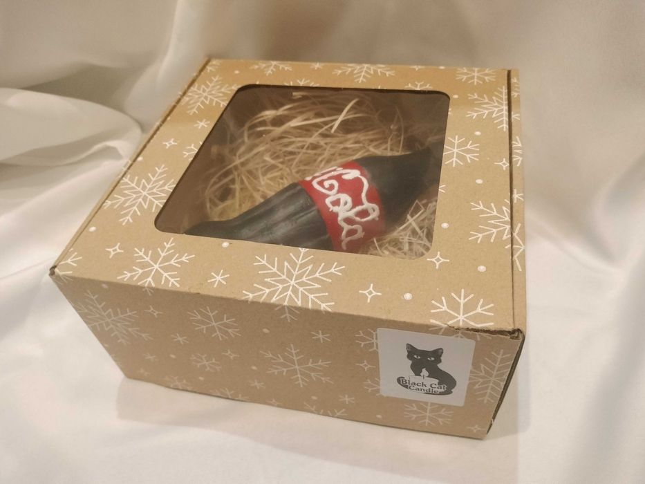 Świeczka z wosku pszczelego Coca Cola