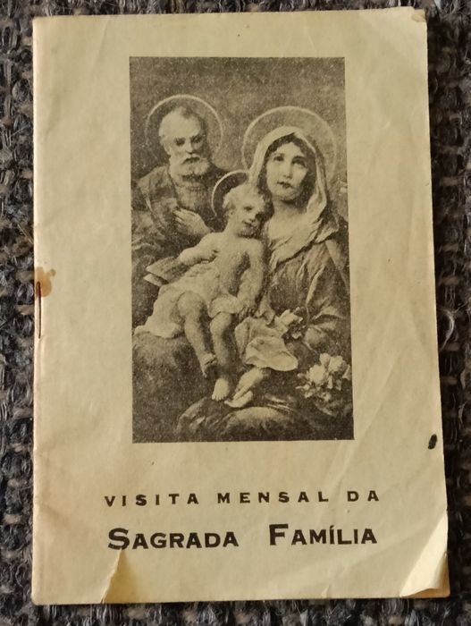Visita Mensal  da Sagrada família e postal antigo Sta. Teresinha