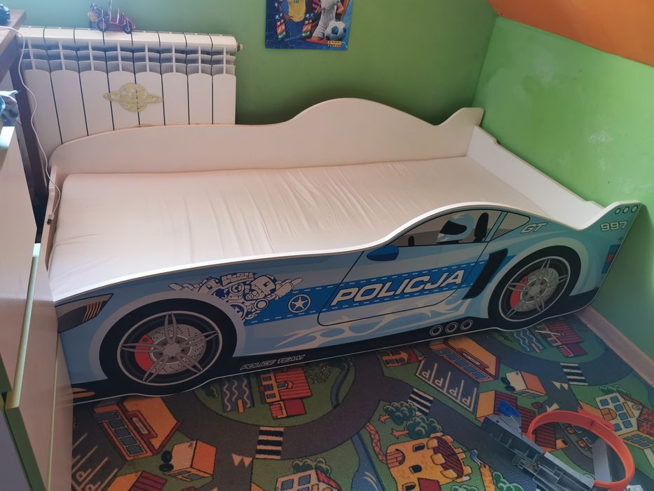 Łóżko dla chłopca Policja