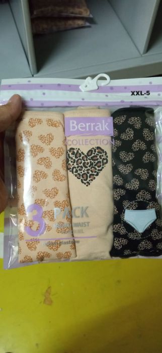 Трусики жіночі котонові, батал, розмір ХL, 2XL, 3XL Berrak