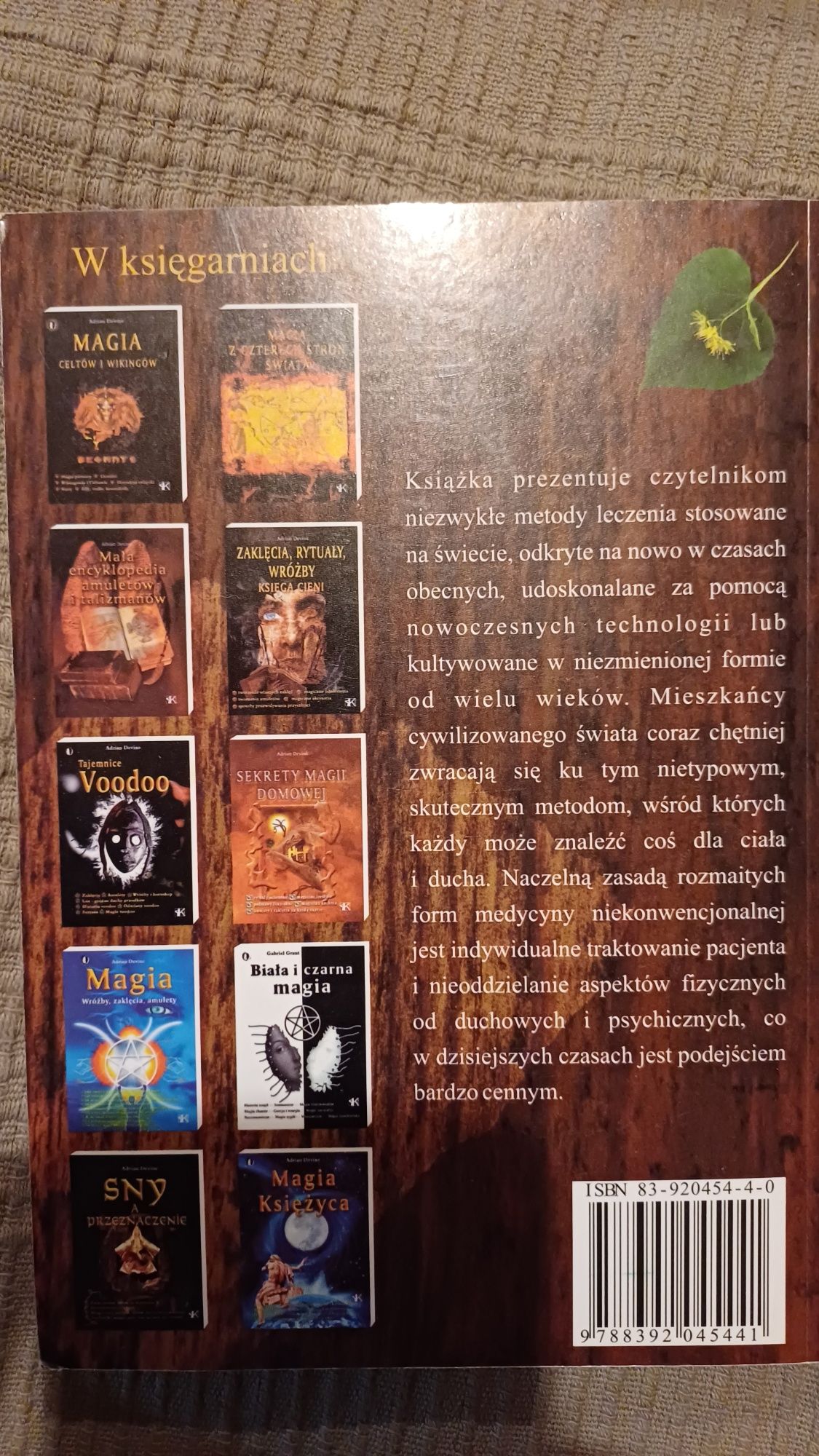 David G. Adams Medycyna niekonwencjonalna