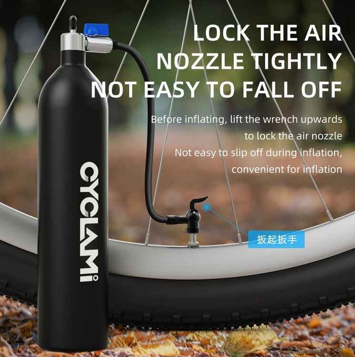 CYCLAMI BOOSTER Zbiornik 1,2L Wysokociśnieniowy 200Psi do Bezdętkowych