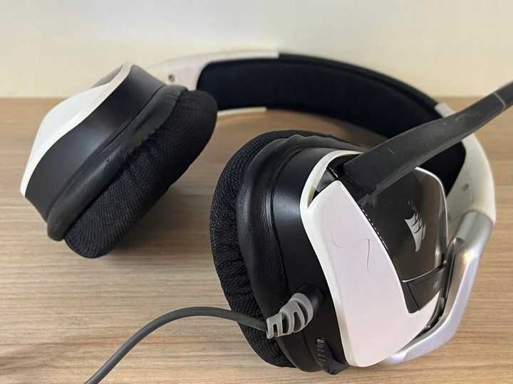 Słuchawki przewodowe nauszne Corsair Void RGB Elite | BIAŁE | OPIS ! |