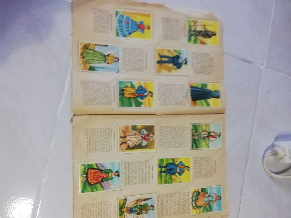 Cadernetas de cromos antigas
