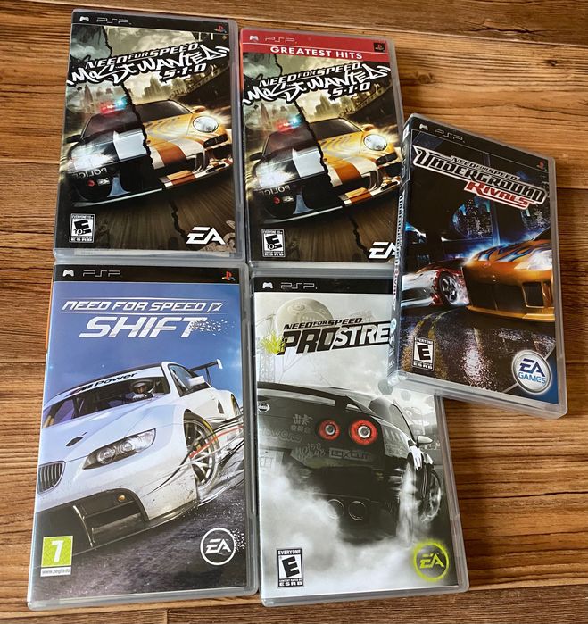Sony PSP: God of War, Need for Speed, Крэш, Sonic, ВАЛЛ-И