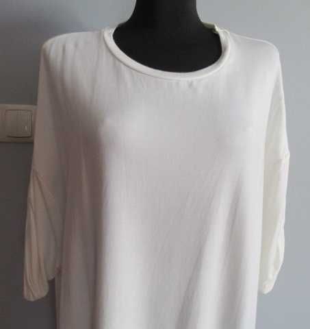 Śliczna biała sukienka f. Zara z Hiszpanii r. L