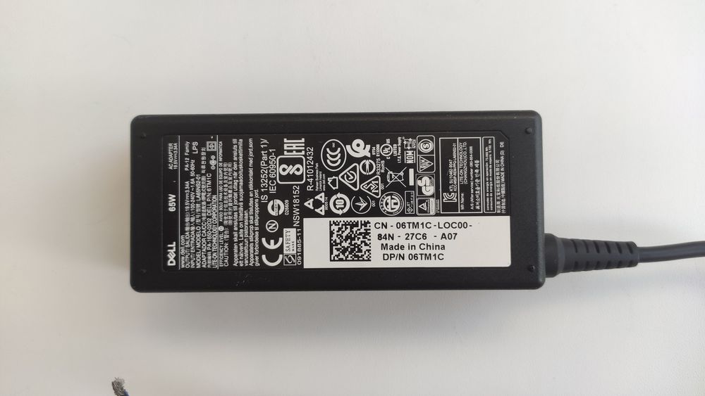 Блок живлення зарядний пристрій для ноутбука DELL PA-12 65W