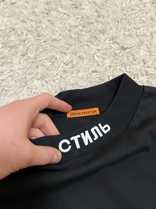 Heron preston топ футболка