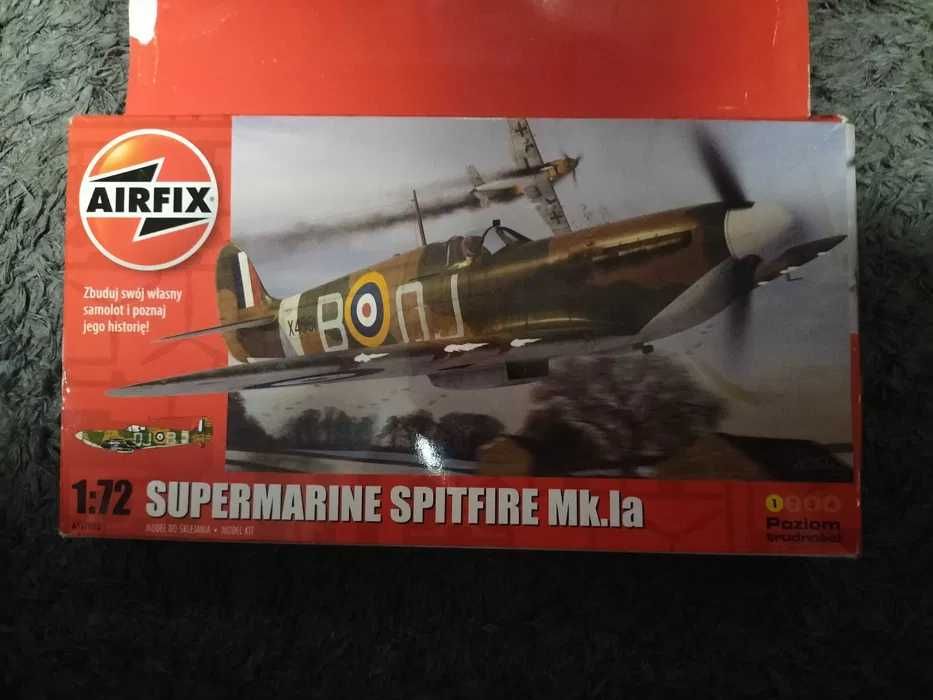 AirFix - Supermarine Spitfire Mk1a - Myśliwiec - Samolot - Model 1:72