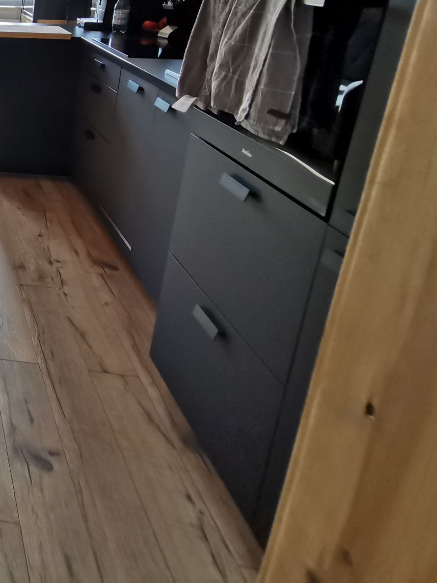 Uchwyty meblowe kuchenne metalowe loft minimalistyczne 11szt. 96mm